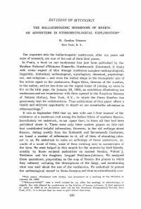 Divisioiv of MYCOLOGY