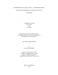 Modernizing the Public Space: Gender Identities