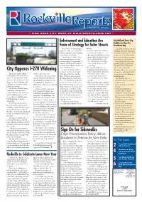 Rockville Reports Feb. 2020