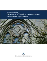 The Diocese of Camden: Financial Assets Under the Bishop's Control