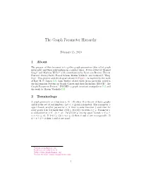 The Graph Parameter Hierarchy