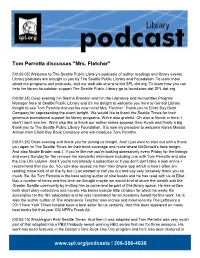 Tom Perrotta Discusses "Mrs. Fletcher"