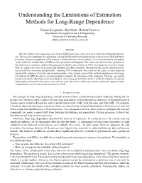 Understanding the Limitations of Estimation Methods for Long-Range Dependence