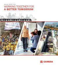 Working Together for a Better Tomorrow