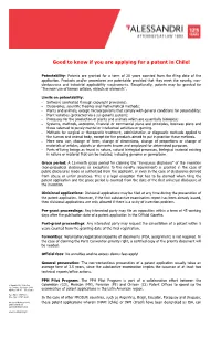 Good to Know If You Are Applying for a Patent in Chile!