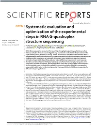 Systematic Evaluation and Optimization of the Experimental