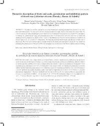 Biometric Description of Fruits and Seeds, Germination and Imbibition Pattern of Desert Rose [Adenium Obesum (Forssk.), Roem
