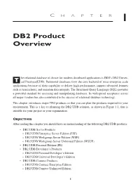 DB2 Product Overview