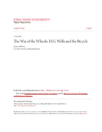 HG Wells and the Bicycle