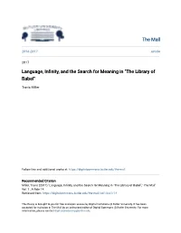 Language, Infinity, and the Search for Meaning in "The Library of Babel"