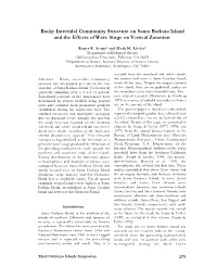 Rocky Intertidal Community Structure on Santa Barbara Island and the Effects of Wave Surge on Vertical Zonation