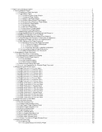 1. Plugin Framework Documentation