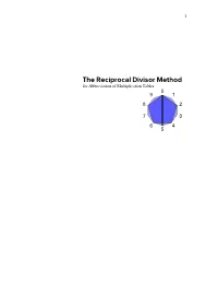 Reciprocal Divisor Method 2007