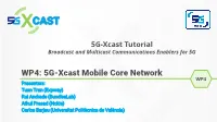 WP4: 5G-Xcast Mobile Core Network