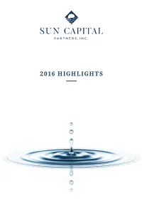 2016 Highlights 2016 Year-End Summary