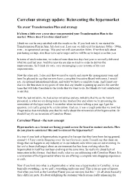 Carrefour Strategy Update: Reinventing the Hypermarket