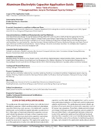 Aluminum Electrolytic Capacitor Application Guide Index / Table of Contents *** Navigational Note: Jump to the Relevant Topic by Clicking ***