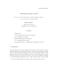 Chiral Gauge Theories Revisited