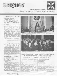 ^F 0037 FIRST PARTICIPATION by ARCHONS in SOME THOUGHTS on ST