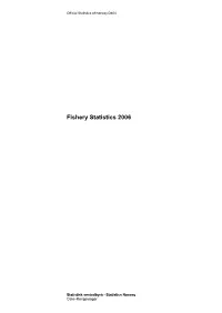 Fishery Statistics 2006