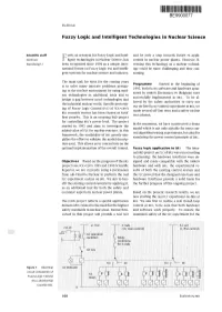 Fuzzy Logic and Intelligent Technologies in Nuclear Science