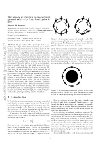 Gyroscope Precession in Special and General Relativity from Basic Principles