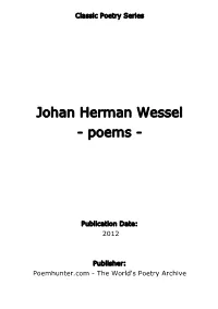 Johan Herman Wessel - Poems