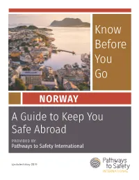 Know Before You Go