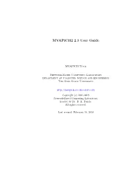 MVAPICH2 2.3 User Guide