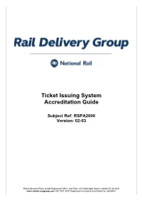 Ticket Issuing System Accreditation Guide