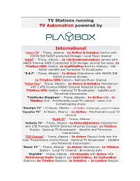 TV Stations Running TV Automation Powered By
