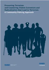 Preventing Terrorism and Countering Violent Extremism And
