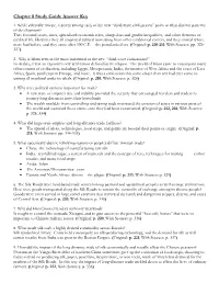 Chapter 8 Study Guide Answer Key 1