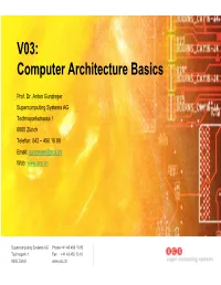 Computer Architecture Basics