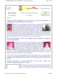Page 1 of 29 AHIMSA TIMES