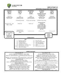 WEEK of MAY 10 DEVOTIONS: Praveen NEXT WEEK: Boonstra