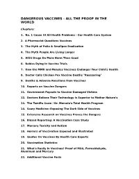 Dangerous Vaccines - All the Proof in the World