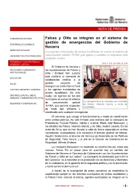 Falces Y Olite Se Integran En El Sistema De Gestión De Emergencias