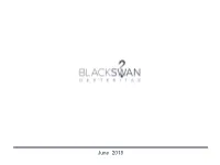 June 2018 Prosperously Navigating Unexpected Events with Great Skill and Agility
