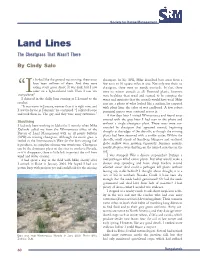 Land Lines the Cheatgrass That Wasn’T There