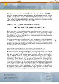 Preparing for Election Fraud?" Are Given Below