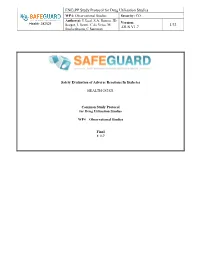 Encepp Study Protocol for Drug Utilisation Studies -DUS V1.7 1/33