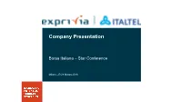 Exprivia – Italtel with Cisco
