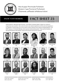 Fact Sheet 23