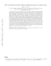 JIDT: an Information-Theoretic Toolkit for Studying the Dynamics of Complex Systems