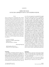 “Seeing the Voices”: on the Visual Representation of Texts in Jewish Museums