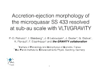 Accretion-Ejection Morphology of the Microquasar SS 433 Resolved at Sub-Au Scale with VLTI/GRAVITY