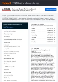 707LTD Bus Time Schedule & Line Route