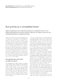 Bus Priority As a Competitive Factor.Pdf