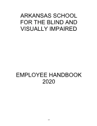 Final ASB Employee Handbook 2020